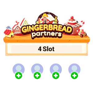 4x Slot GINGERBREAD Partners Event ✓ 4 Slot ✓ Full Carry – 80000 Points ✓ Up to 24-48hour delivery time ✓ Make sure you have a slot available before purchase