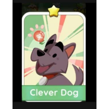 Clever Dog - 1🌟 Set 2 - Monopoly Go Sticker