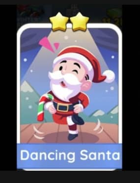 Dancing Santa - 2🌟 Set 6 - Monopoly Go Sticker