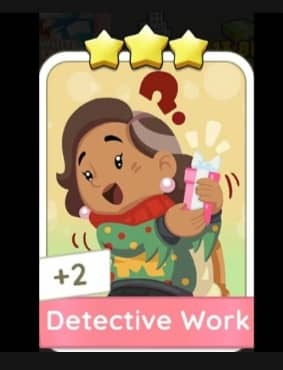 Detective Work - 3🌟 Set 8 - Monopoly Go Sticker