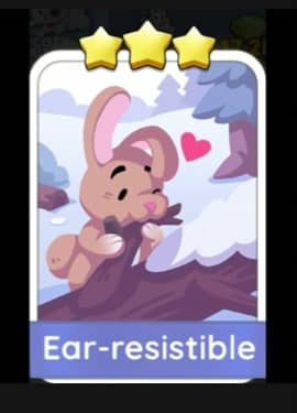 Ear Resistible - 3🌟 Set 9 - Monopoly Go Sticker