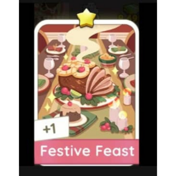 Festive Feast - 1🌟 Set 4 - Monopoly Go Sticker