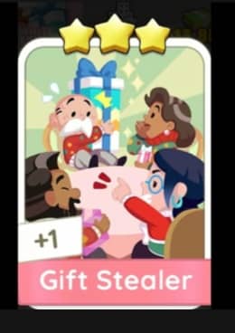 Gift Stealer - 3🌟 Set 8 - Monopoly Go Sticker