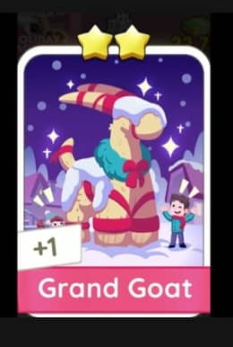 Grand Goat - 2🌟 Set 11 - Monopoly Go Sticker