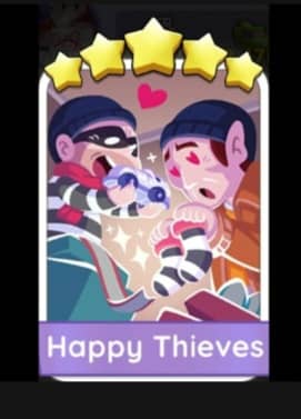 Happy Thieves  - 5🌟 Set 12 - Monopoly Go Sticker