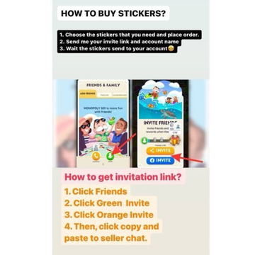 Top This - 2🌟 Set 5 - Monopoly Go Sticker