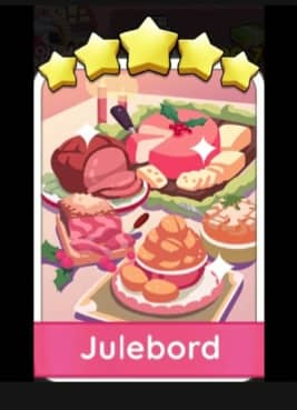 Julebord  - 5🌟 Set 11 - Monopoly Go Sticker