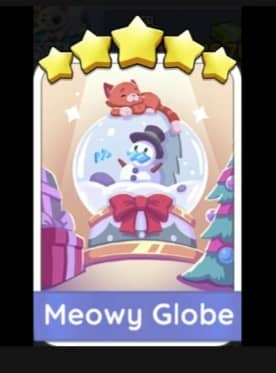 Meowy Globe - 5🌟 Set 9 - Monopoly Go Sticker