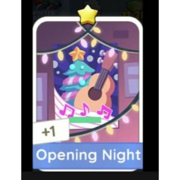 Opening Night - 1🌟 Set 6 - Monopoly Go Sticker