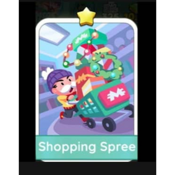 Shopping Spree - 1🌟 Set 5 - Monopoly Go Sticker