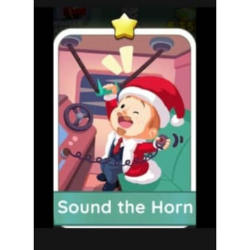 Sound The Horn - 1🌟 Set 1 - Monopoly Go Sticker