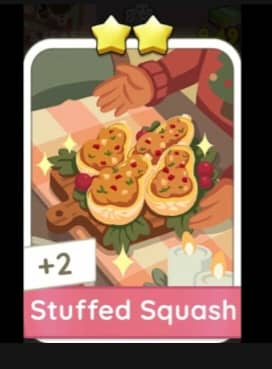 Stuffed Squash - 2🌟 Set 4 - Monopoly Go Sticker