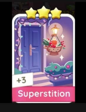 Superstition - 3🌟 Set 11 - Monopoly Go Sticker