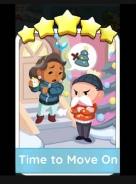 Time to Move on- 5🌟 Set 14- Monopoly Go Sticker