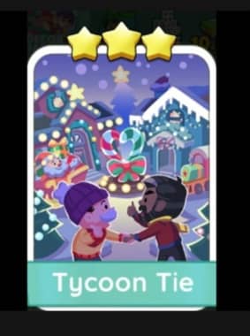 Tycoon Tie - 3🌟 Set 5 - Monopoly Go Sticker