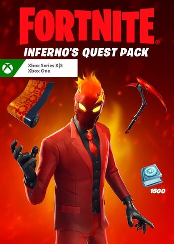 Fortnite - Pacchetto Missione Inferno + 1.500 V-Bucks Sfida TASTO XBOX LIVE ARGENTINA