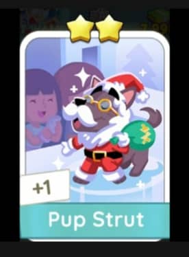 Pup Strut - 2🌟 Set 3 - Monopoly Go Sticker